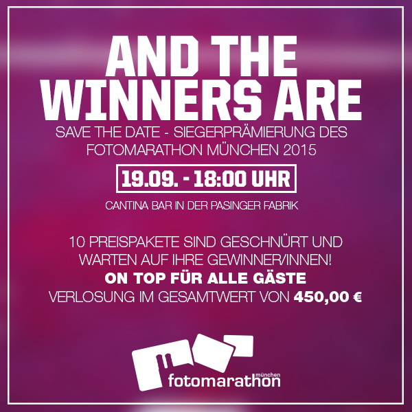 Fotomarathon München 2015 Prämierung der Gewinner